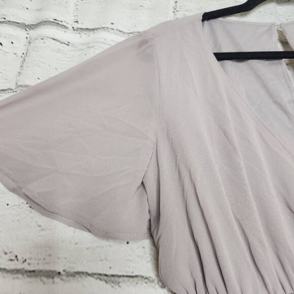 Show Me Your Mumu Emily Empire Maxi Dress Gray Size Small - Picture 5 of 12